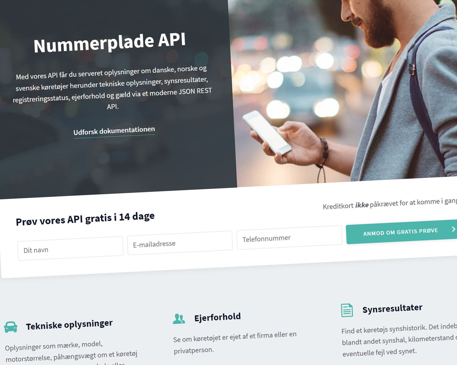 Nummerplade API